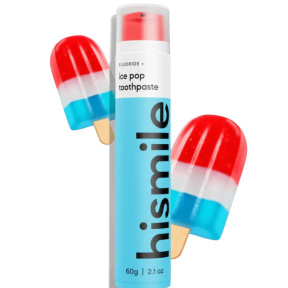 Зубная паста со вкусом фруктового мороженого Hismile Ice Pop Toothpaste, 60 г